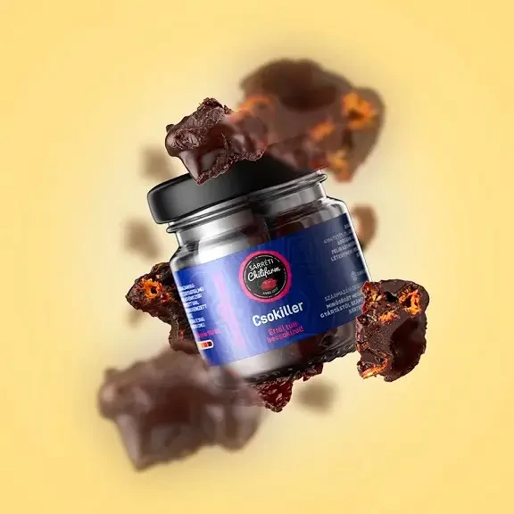 Chilifarm Csokiller csokival bevont szárított chili szeletek 15g